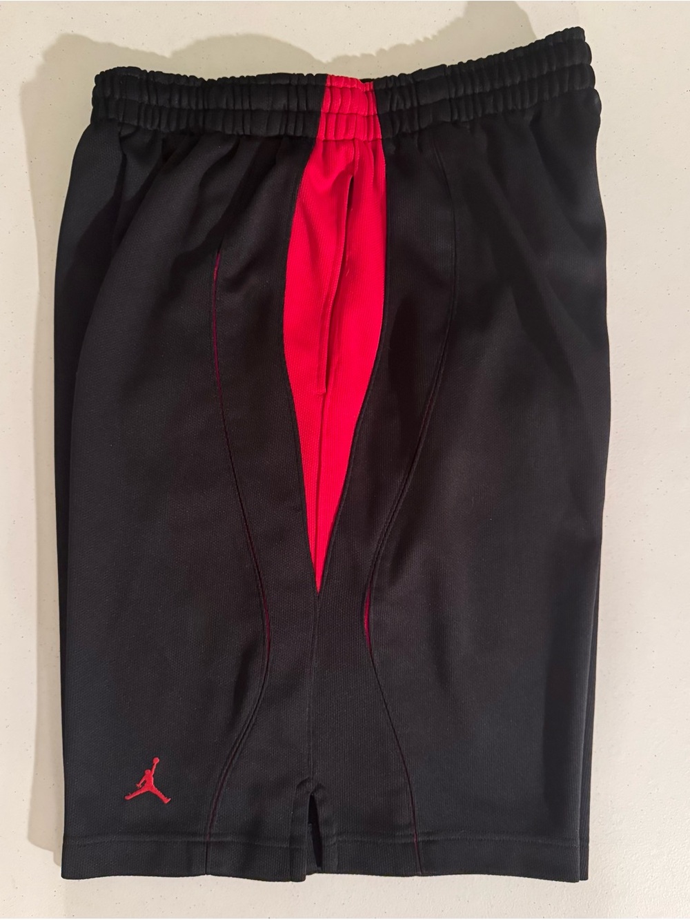 Jordan Black and Red Basketball Shorts Men’s Size Large